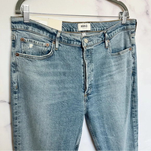 AGOLDE Nico High Rise Slim Jeans in Chronicle - Picture 6 of 14